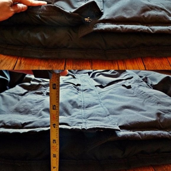 The North Face Women's Hyvent Goose Down Hooded Parka Coat Jacket in Black - Picture 11 of 16